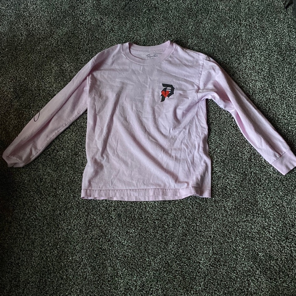 Long sleeve pink shirt from Primitive Heartbreakers Club